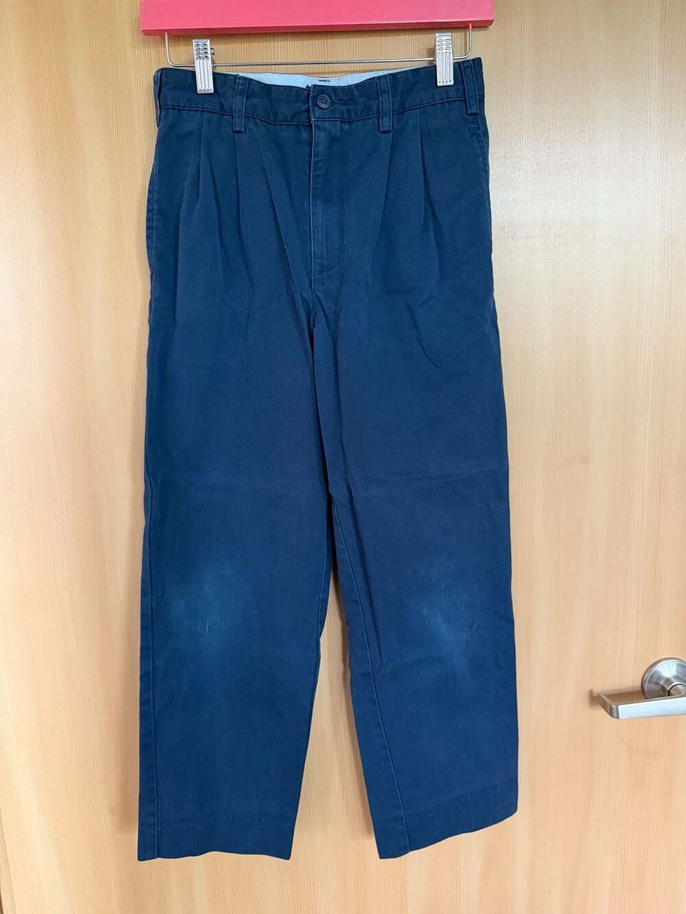 Lands' End Pleated Chino Pants Blue Size 12